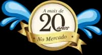 Selo de mais de 20 anos de mercado