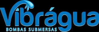 logo escrito vibrágua em azul